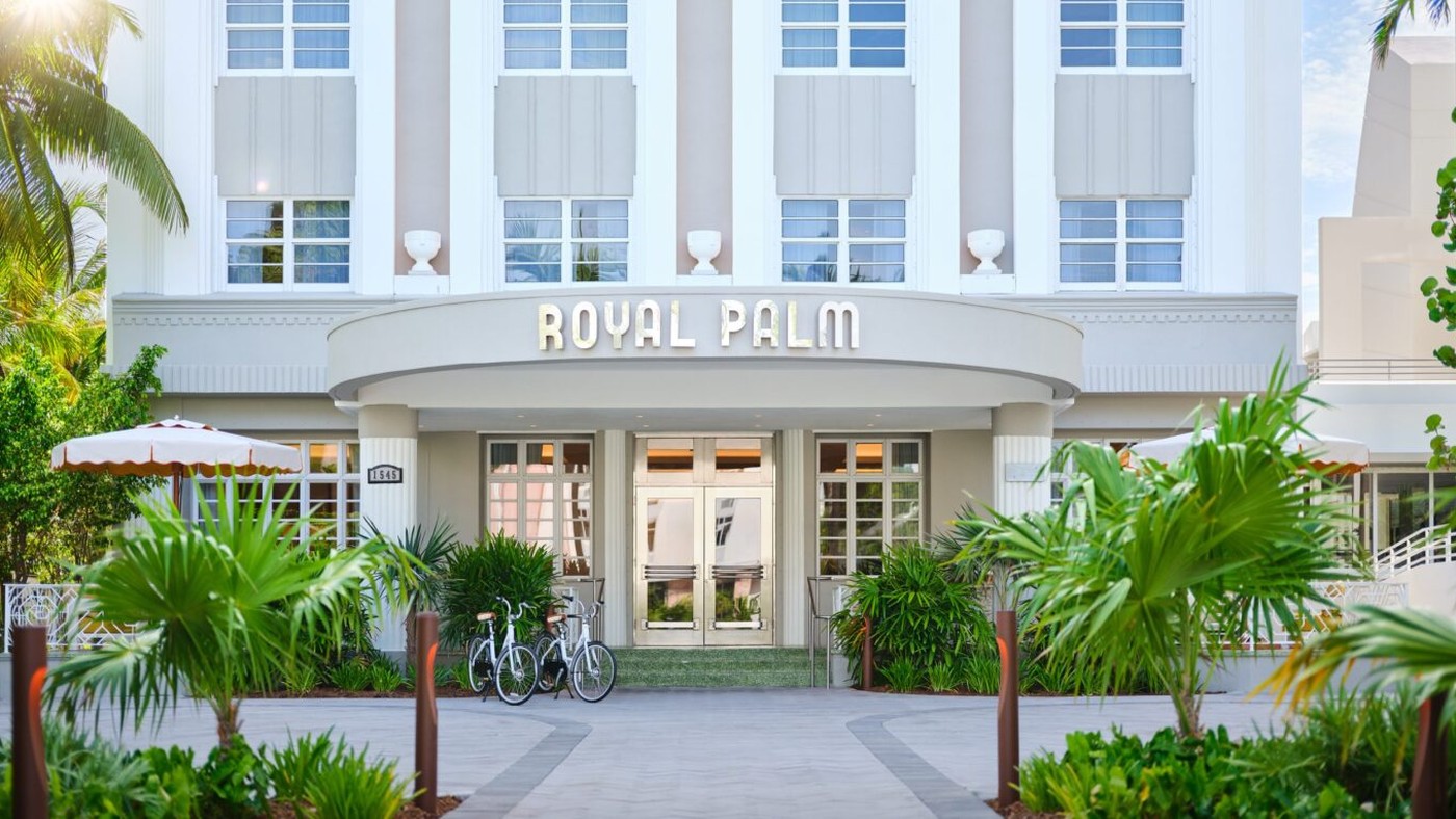 The Royal Palm South Beach entrance after its renovation